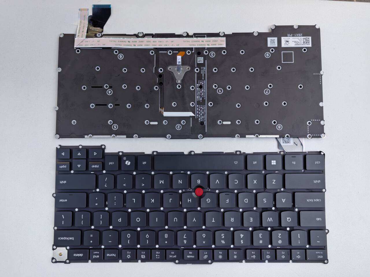 Picture of New Replacement Laptop Keyboard For IBM X1C 2026/X1 Carbon Aura 2026/X1 Carbon gen14 AI key BLACK With Point Backlit US Layout